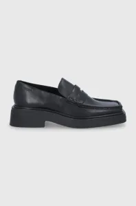 Kožené mokasíny Vagabond Shoemakers Eyra dámské, černá barva, na platformě #5820413