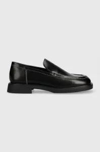 Kožené mokasíny Vagabond Shoemakers JACLYN dámské, černá barva, na plochém podpatku, 5638.104.20 #6049209