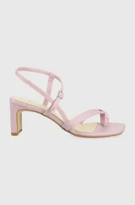Kožené sandály Vagabond Shoemakers Luisa růžová barva #5694398