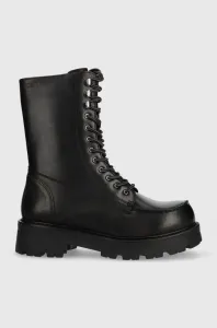 Kožené workery Vagabond Shoemakers Cosmo 2.0 dámské, černá barva, na platformě #5832999