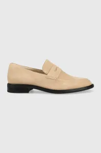Semišové mokasíny Vagabond Shoemakers Frances 2.0 dámské, béžová barva, na plochém podpatku, 5406.140.11 #6043863