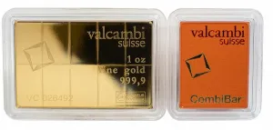 1 Oz /10 x 3,11g/ zlatý slitek (CombiBar), Valcambi