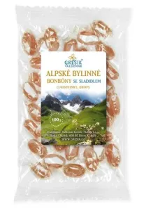 Valdemar Grešík Alpské bylinné bonbóny se sladidlem 100 g #1467297