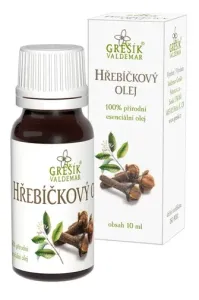 Valdemar Grešík Hřebíčkový olej, přírodní esenciální olej 10 ml
