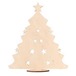 Dřevěná vánoční dekorace – 1 ks – MXH702388