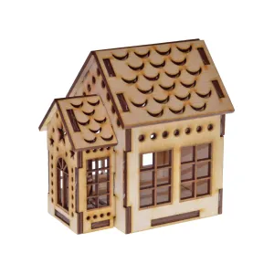 Dřevěný domeček 11,5 cm #5639331