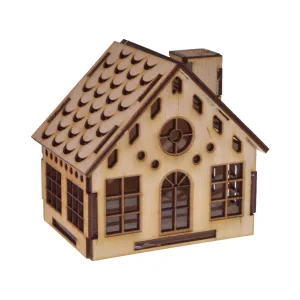 Dřevěný domeček 11,5 cm #5639335