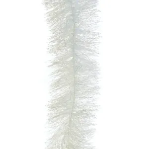 DOMMIO Vánoční řetěz, bílý, dlouhý 2,7 m