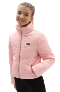 Dětská bunda Vans růžová barva