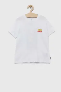 Dětské bavlněné tričko Vans x Haribo bílá barva, s potiskem #5617145