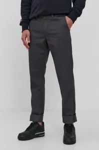 Kalhoty Vans pánské, šedá barva, jednoduché #3307763
