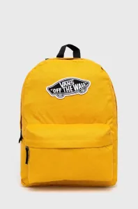 Batoh Vans dámský, žlutá barva, velký, s aplikací