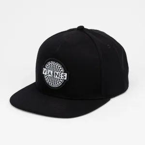 Bavlněná baseballová čepice Vans černá barva, s aplikací