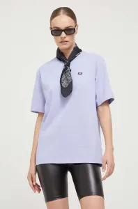 Bavlněné tričko Vans fialová barva #5972950