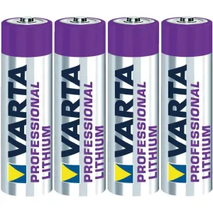 Lithiová baterie Varta Professional, typ AA, sada 4 ks