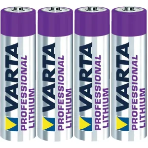 Lithiová baterie Varta Professional, typ AAA, sada 4 ks