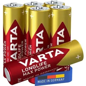 VARTA alkalická baterie Longlife Max Power AA 4+2ks