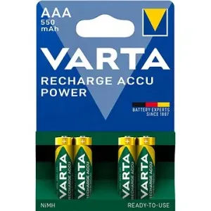 VARTA nabíjecí baterie Recharge Accu Power AAA 550 mAh R2U 4ks