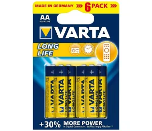 VARTA Varta 4106 - 6 ks Alkalické baterie LONGLIFE EXTRA AA 1,5V