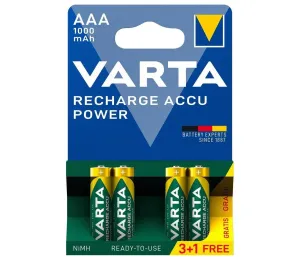 VARTA Varta 5703301494 - 3+1 ks Nabíjecí baterie ACCU AAA Ni-MH/1000mAh/1,2V