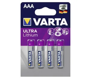 VARTA Varta 6103301404 - 4 ks Lithiová baterie ULTRA AAA 1,5V