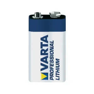 9V baterie Varta Professional Lithium, 1200 mAh