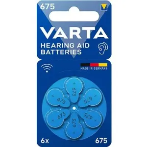 VARTA baterie do naslouchadel VARTA Hearing Aid Battery 675 6ks