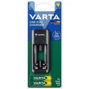 VARTA nabíječka Duo USB Charger + 2 AAA 800 mAh R2U