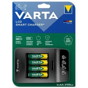 VARTA nabíječka LCD Smart Charger+ 4x AA 56706 2100mAh