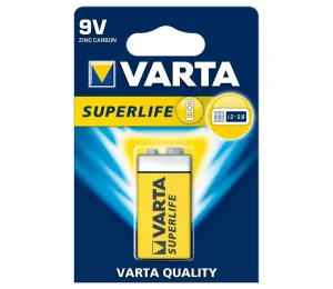 VARTA Varta 2022 - 1 ks Zinkouhlíková baterie SUPERLIFE 9V #1598182