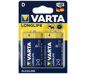 VARTA Varta 4120 - 2 ks Alkalická baterie LONGLIFE EXTRA D 1,5V