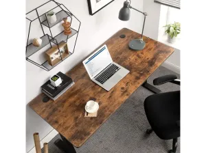VASAGLE Deska pracovního stolu 140 x 70 x 1,8 cm hnědá
