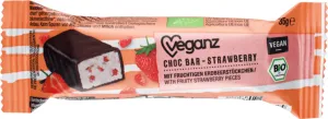 Veganz Čokoládová tyčinka s jahodami BIO 35 g #1162440