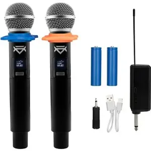 Veles-X Dual Wireless Handheld Microphone Party Karaoke System with Receiver