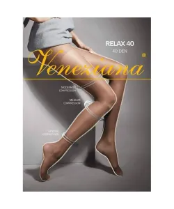 Veneziana Relax 40 den 5-XL Punčochové kalhoty, 5-XL, Nero #2321829