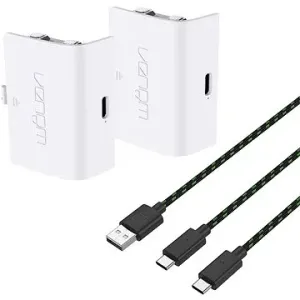 VENOM VS2872 Xbox Series S/X & One White Twin Battery Pack + 3m kabel