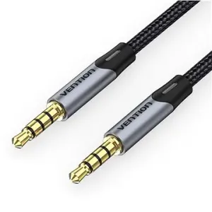 Vention TRRS 3.5mm Male to Male Aux Cable 0.5m Gray