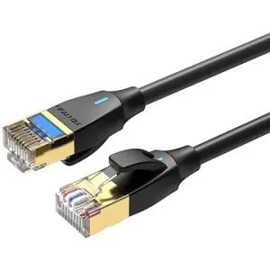 Vention Cat.8 SFTP Patch Cable 0.5m Black Slim Type