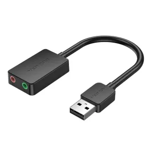Externí zvuková karta USB 2.0 Vention CDYB0 2-port 0,15 m