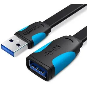 Vention USB3.0 Male to Female Extension Cable FLAT 3m Black