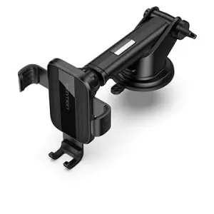 Vention Auto-Clamping Car Phone Mount With Suction Cup Black Square Type