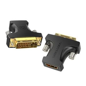 Vention HDMI (F) to DVI (24+1) Male Adapter Black
