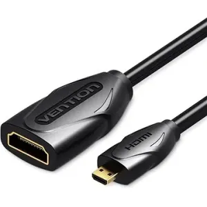 Vention Micro HDMI (M) to HDMI (F) Extension Cable / Adapter 1M Black