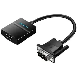Vention VGA to HDMI Converter with Female Micro USB and Audio Port 0.15m Black