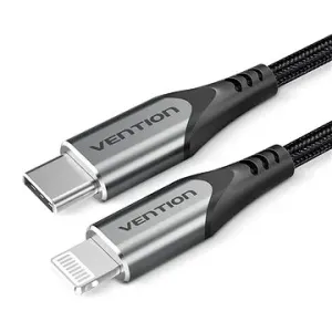 Vention Lightning MFi to USB-C Braided Cable (C94) 2m Gray Aluminum Alloy Type