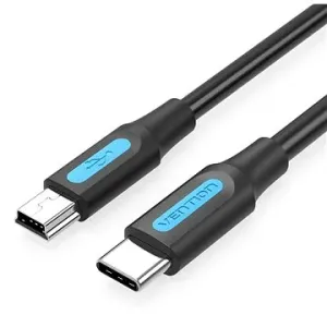 Vention USB-C 2.0 to Mini USB 2A Cable 0.5M Black