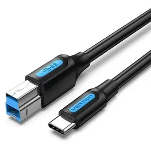 Vention USB-C to USB-B Printer 2A Cable 0.25m Black