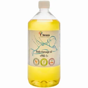 Tělový masážní olej Verana PRO-1 Objem: 1000 ml