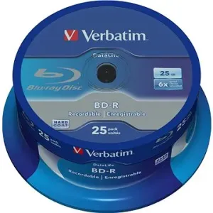 VERBATIM BD-R SL DataLife 25GB, 6x, spindle 25 ks
