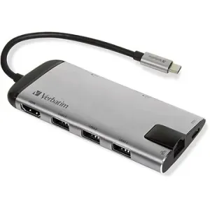 VERBATIM USB-C Multiport HUB USB 3.1 GEN 1/ 3x USB  3.0/ HDMI/ SDHC/ microSDHC/ RJ45